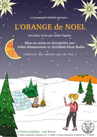 Affiche l'orange de Noël